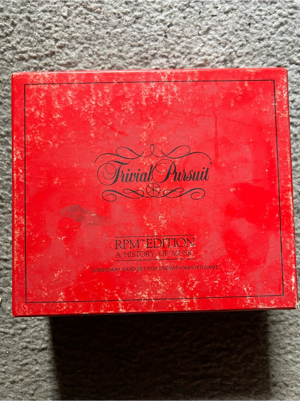 Trivial Pursuit RPM Edition - Red Music Trivia Expansion